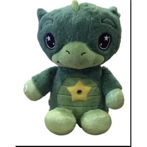 Star Belly Dream Lites 13"‎ Plush Night Light Green Dinosaur ,lights up, Works